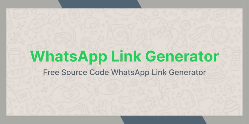 WhatsApp Link Generator